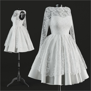 Short Wedding Dress
